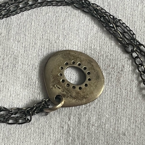 Silpada Sterling Silver and CZ “Anemone” Necklace - Picture 4 of 4